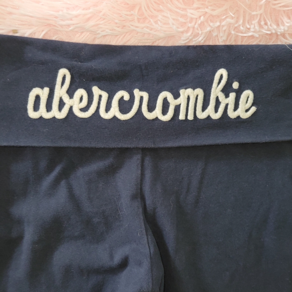 Vintage 2000s Abercrombie Fold Over embroidered yoga pants size xxs